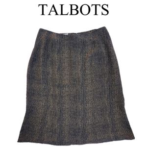 Talbot's Pure Silk 100% A Line Skirt in Geometric Pattern